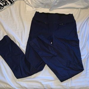 Blue stretch dress pants. Size Medium.